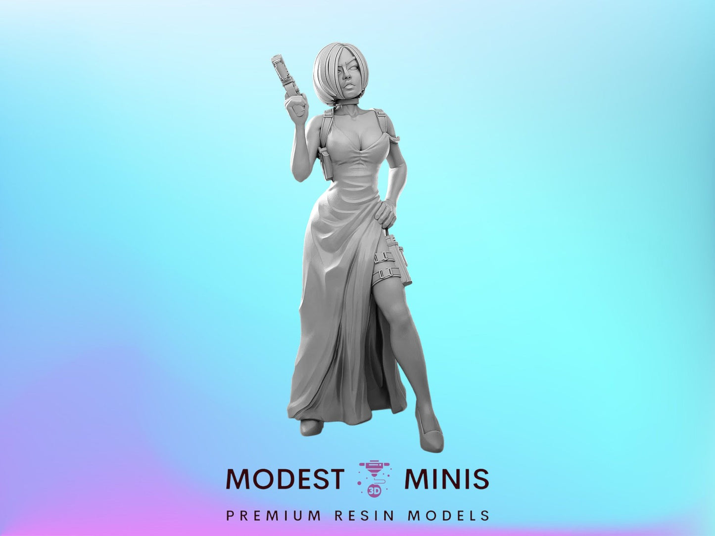 Survivor Aida | 28mm - 100mm Scale Resin Mini | Zombicide | Vaultz