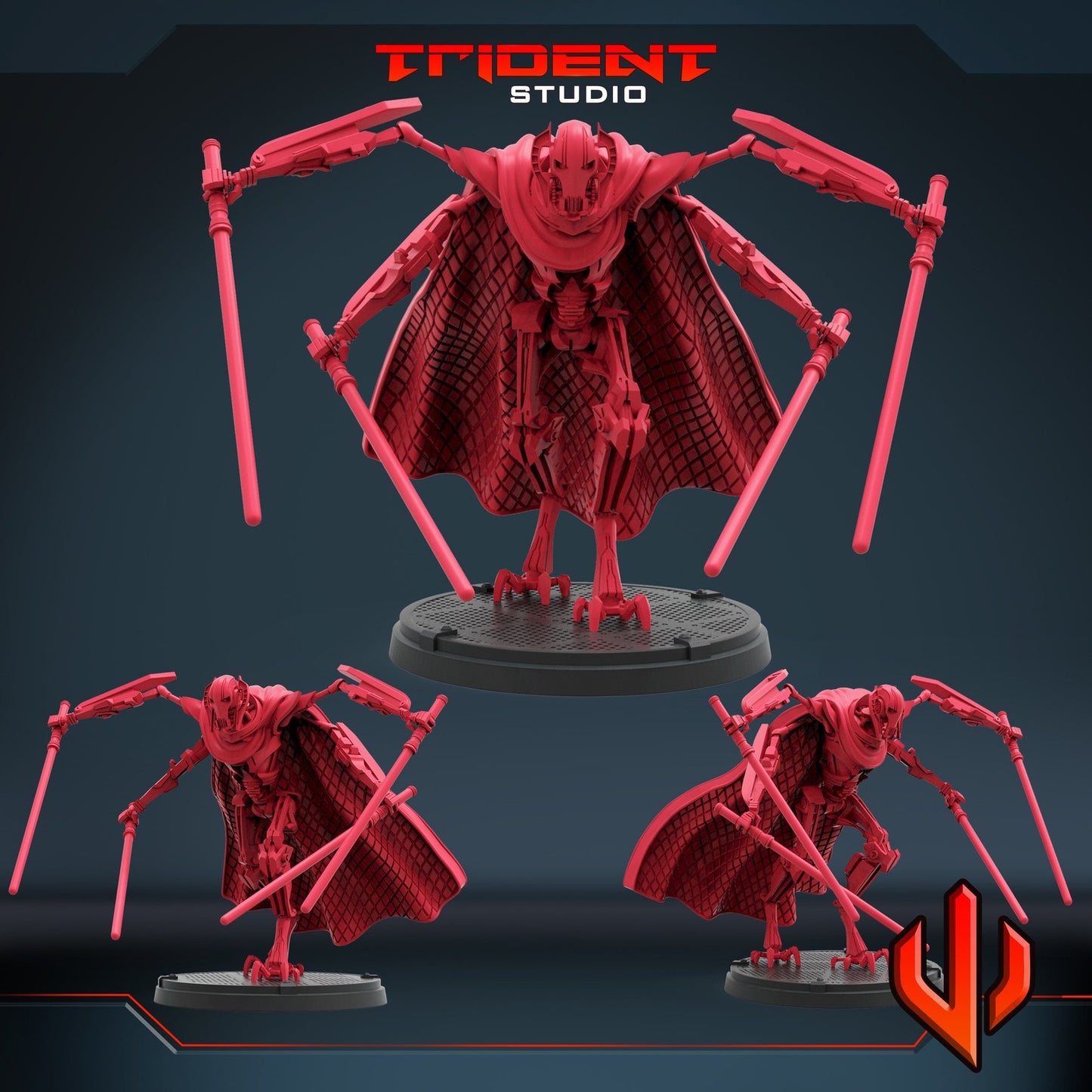 Mystical Slayer Cyborg - 28mm - 40mm Scale | RPG | Scifi  | Trident