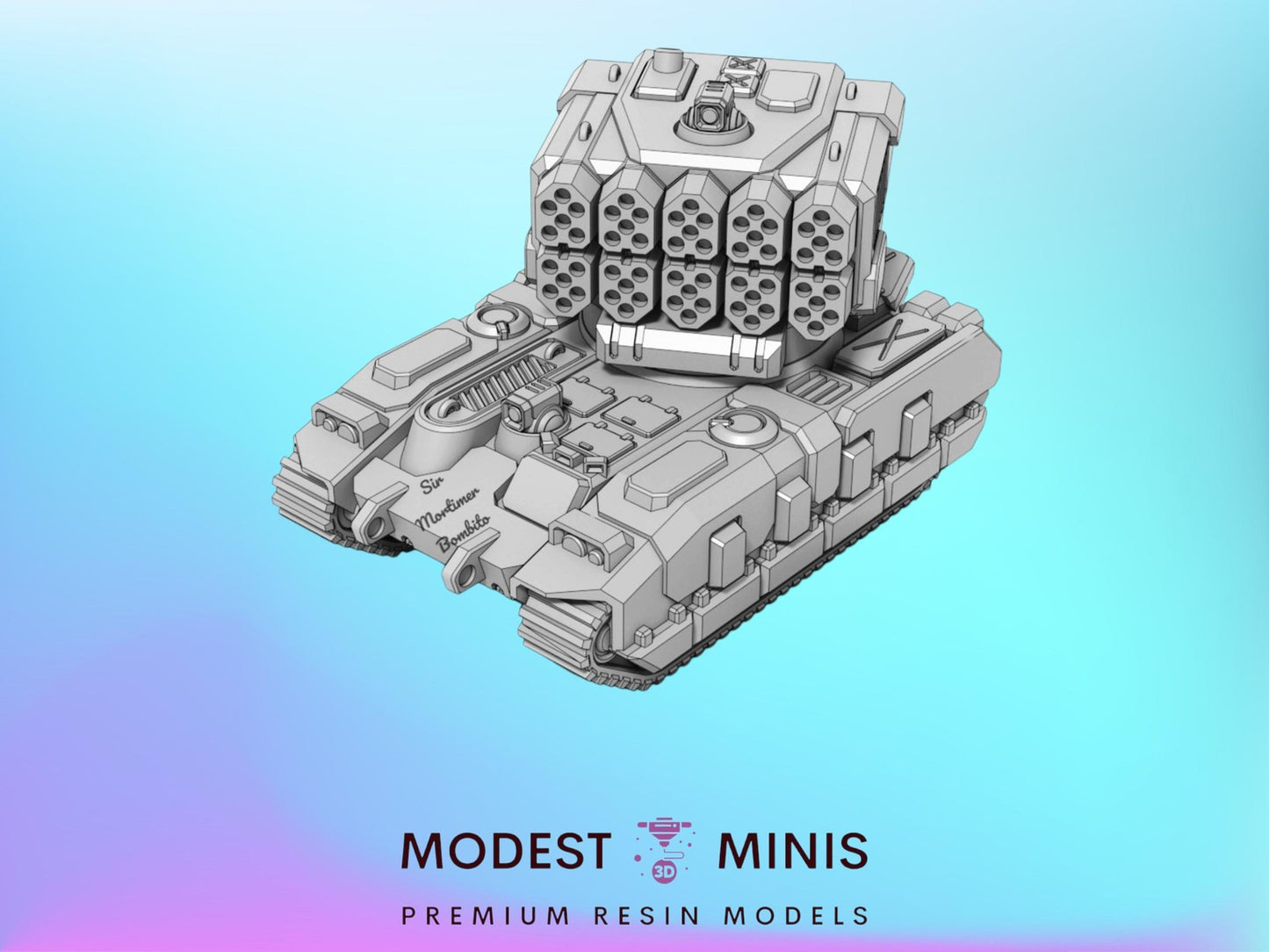 Nesun Easy SRM Tank | 1:265 | 285 | 6mm Battletech Scale |