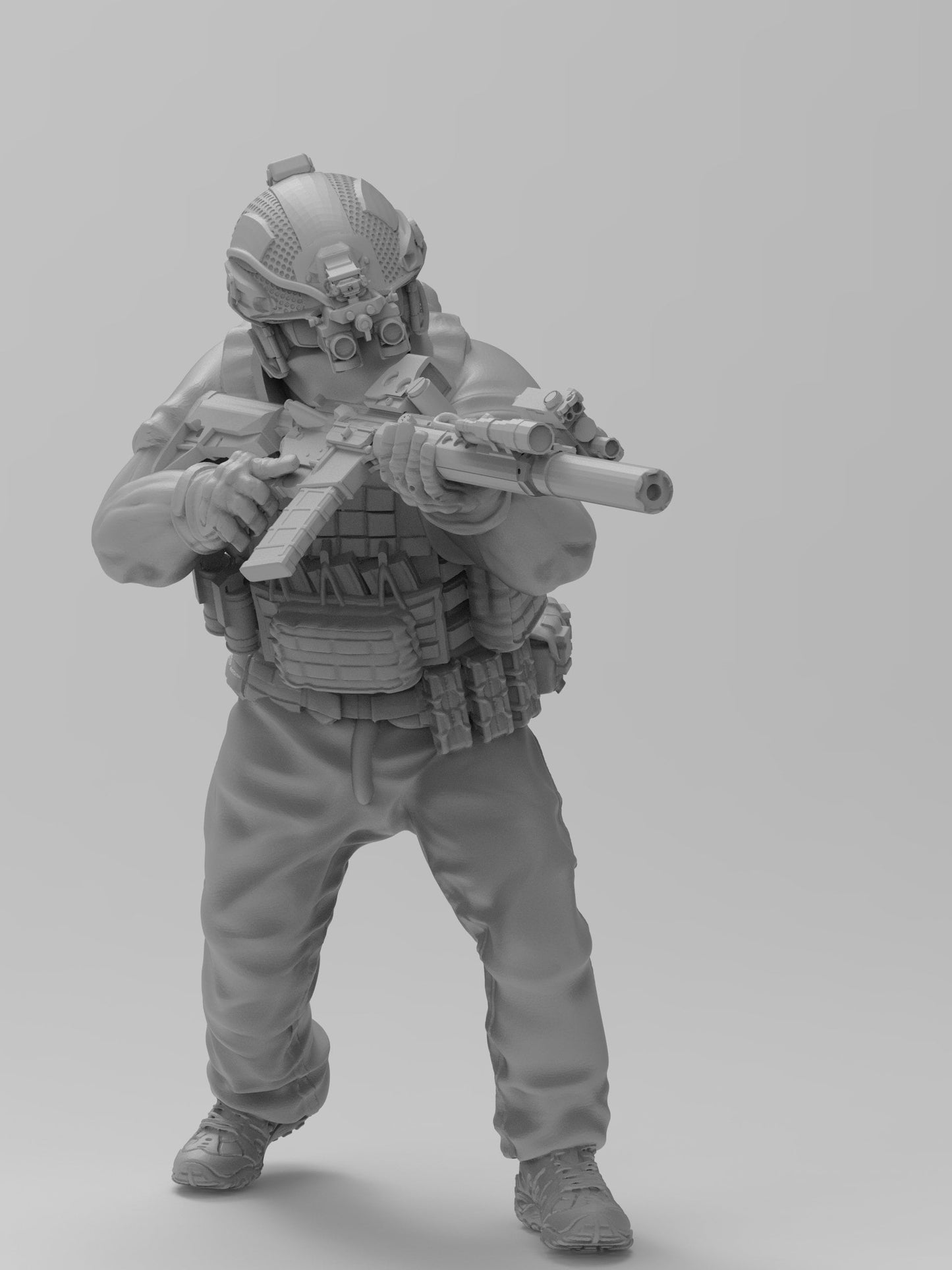 7pc PMC Private Military Contractors Set - 28mm Scale Resin Military Miniature | Zona Alfa | Spectre Ops Mini