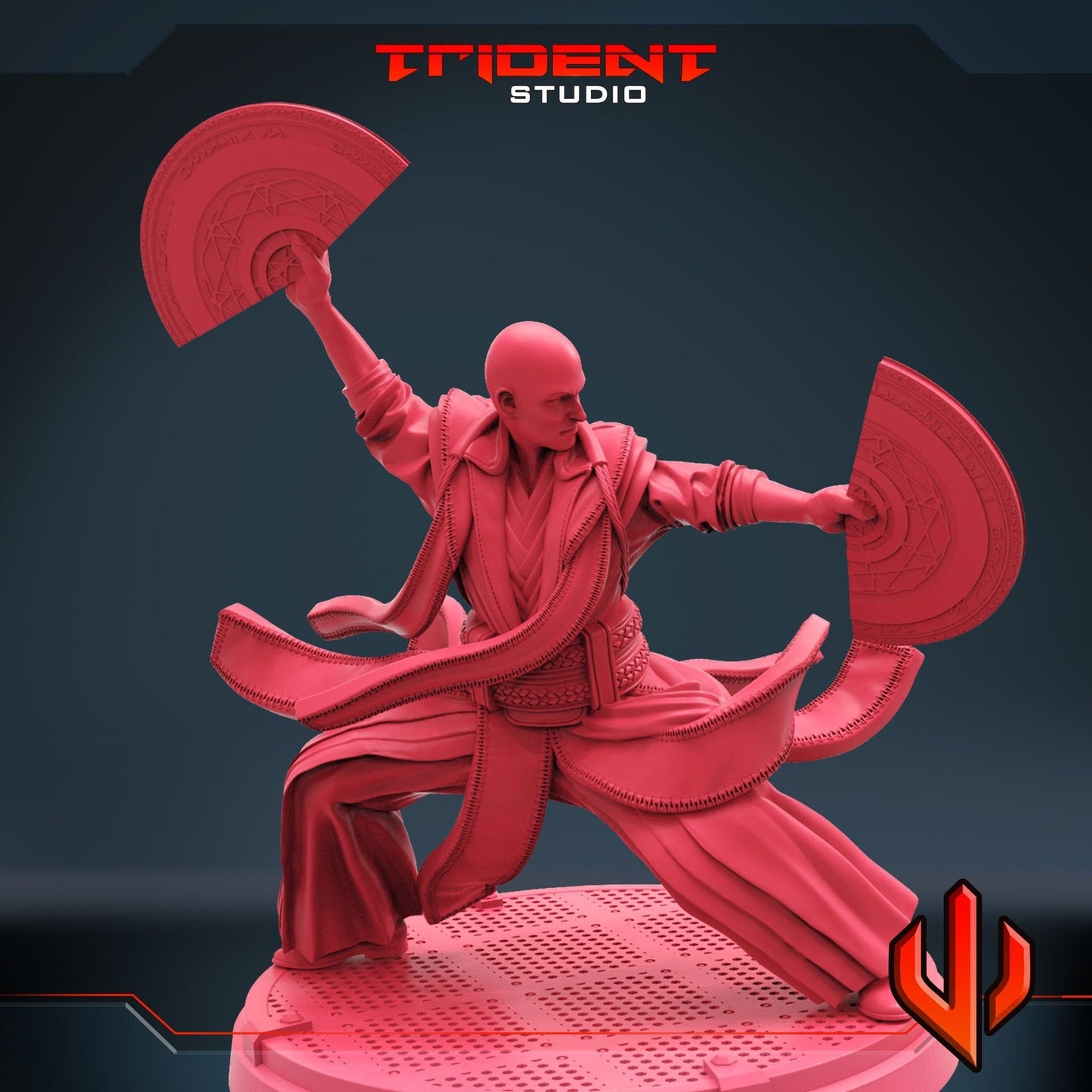Ancient One A - 40mm  Miniature | Crisis Protocol Proxy | Trident