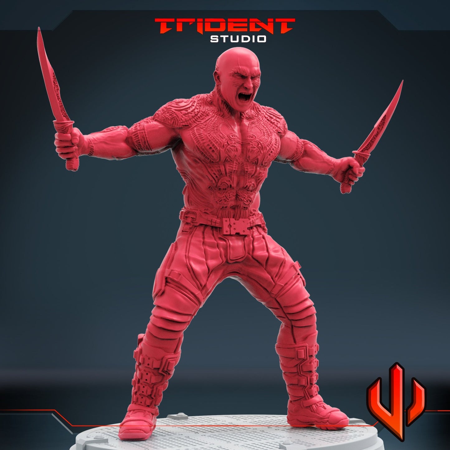 Draxent B - 40mm  Miniature | Crisis Protocol Proxy | Trident