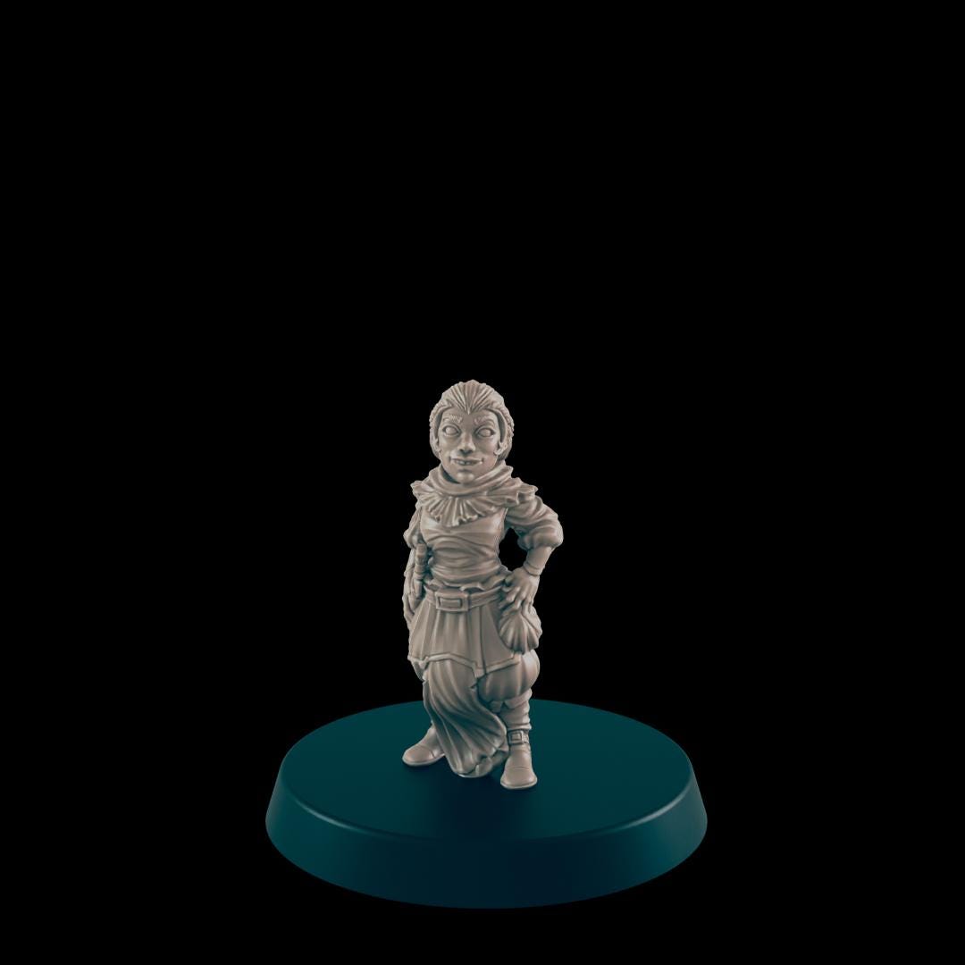 Kiss of Death Female Assassins | 25mm - 100mm Scale | DnD | EC3D Fantasy Mini | Everyday Folk