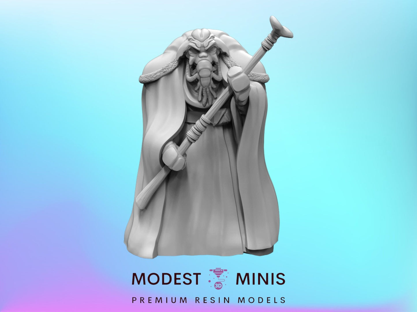Ancient Crab Master - 28mm - 40mm Scale  Black Remnant Star Wars Legion Mini