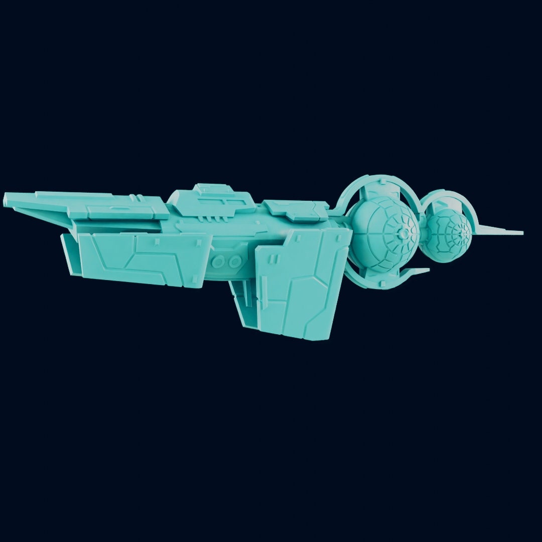 Merconian Mega Cruiser - Fleetscale Mini | Starfinder | Billion Suns | Starmada | Firefly | Astra Nebula