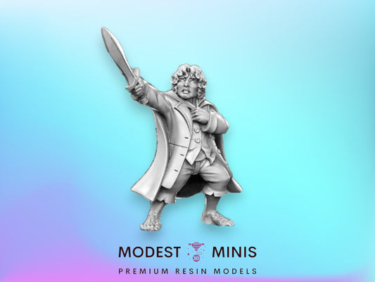 Hobbit Fred - 32mm Scale DnD Miniature | Dungeons and Dragons | JRPG Mini - RN Estudio