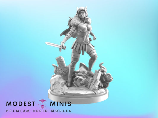 Lady Valhalla - 32mm - 40mm Mini | Crisis Protocol Proxy | C27