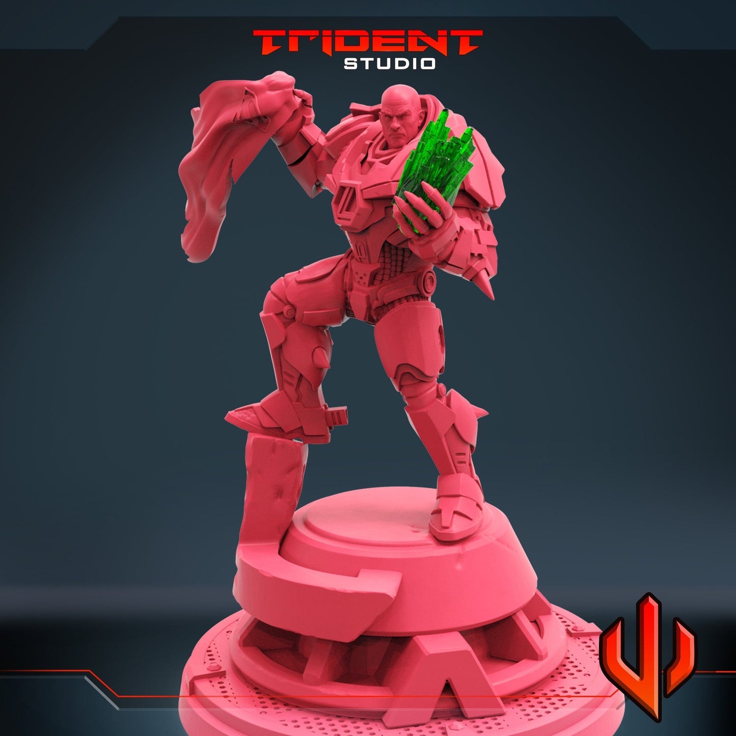 Lexicon Armor Suit - 40mm  Miniature | Crisis Protocol Proxy | Trident