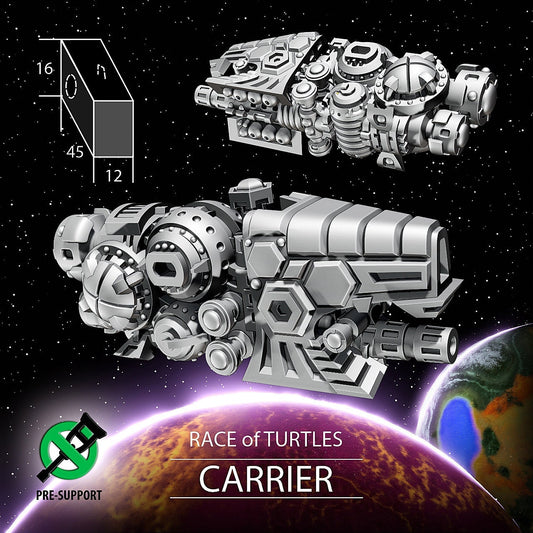 Turtle Carrier - Twilight Imperium | Fleetscale | Starfinder | Billion Suns | Starmada | Firefly | Terra Conflict