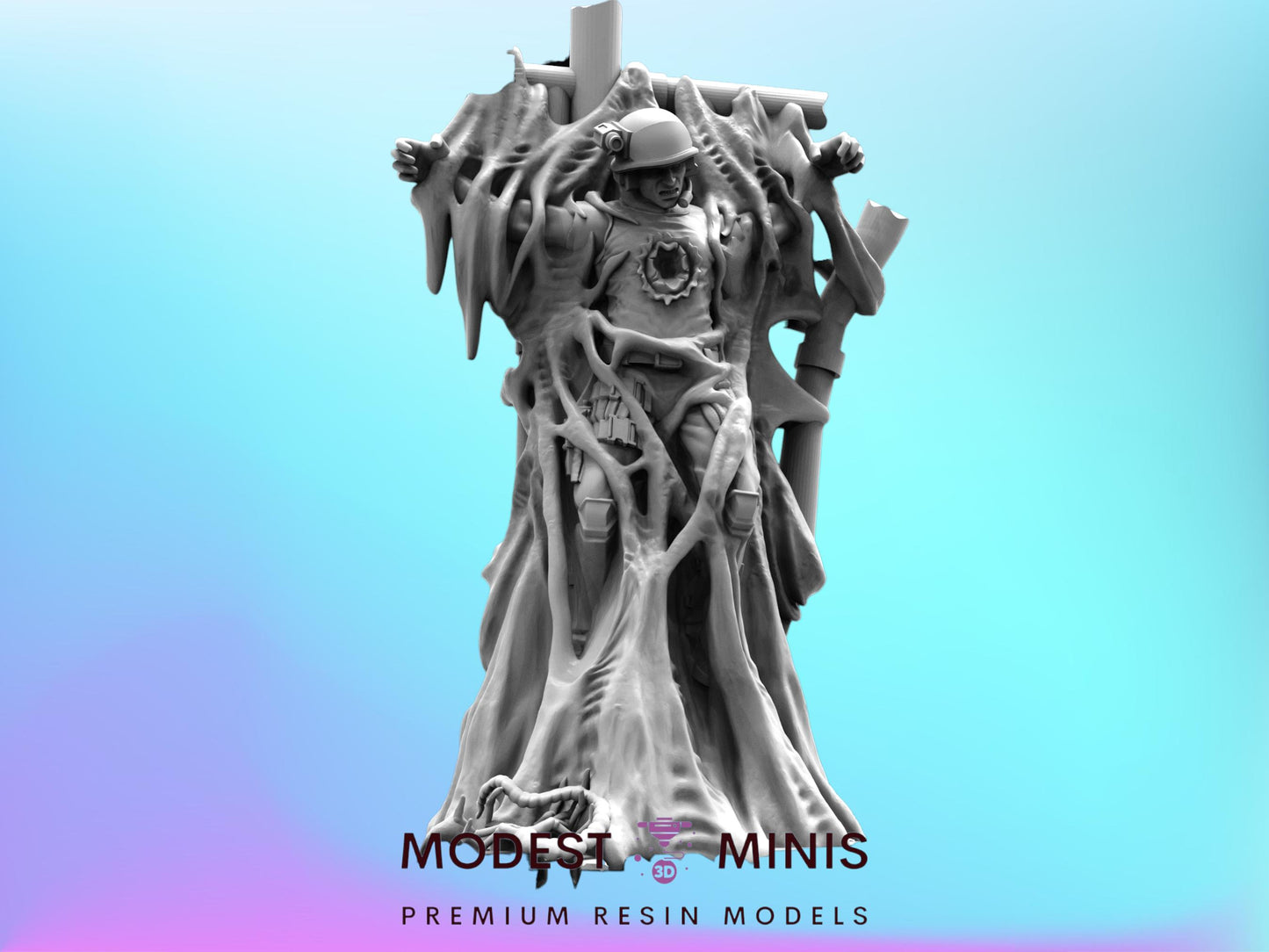 Marine Victims A-D - 32mm Scale Alien Miniature | RPG | Sci fi | Cyberpunk | Role Playing | DnD | Papsikel