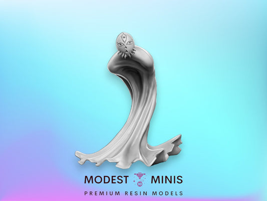 50mm Rakuto Exiled Spirit - 32mm Scale DnD Miniature | Dungeons and Dragons | JRPG Mini - RN Estudio