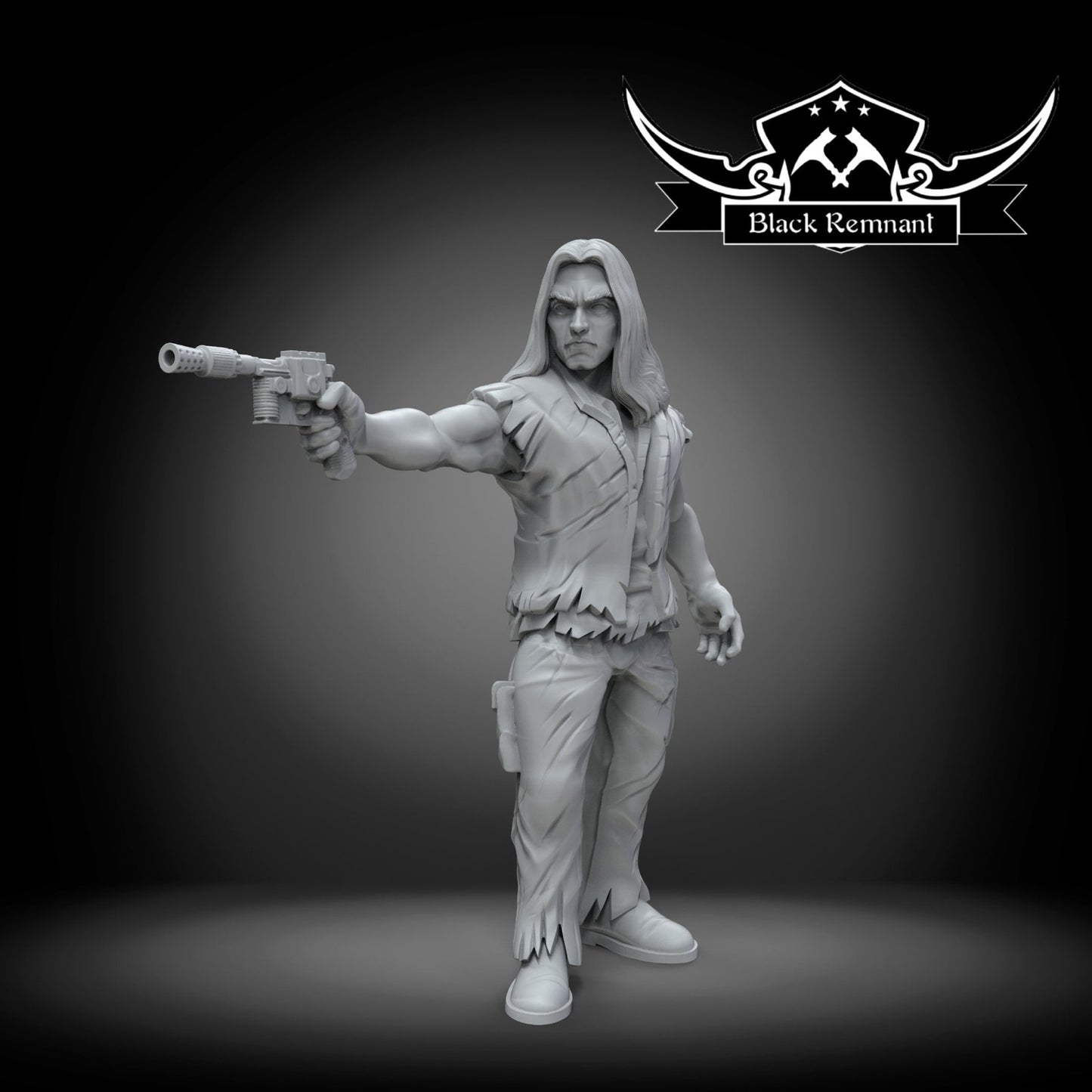 Exiled Young Blue Admiral - 28mm - 40mm Scale | Star Wars Legion Mini