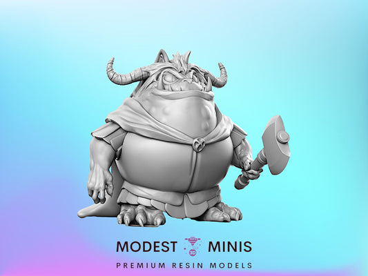 LOTR Axe Goblin - 32mm Scale DnD Miniature | Dungeons and Dragons | Classic JRPG Mini - RN Estudio