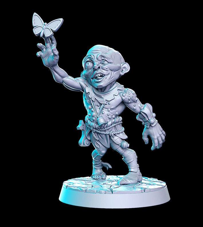 Grolu Gnome - 28mm 32mm Scale DnD Miniature | Dungeons and Dragons | Witcher Contract - RN Estudio