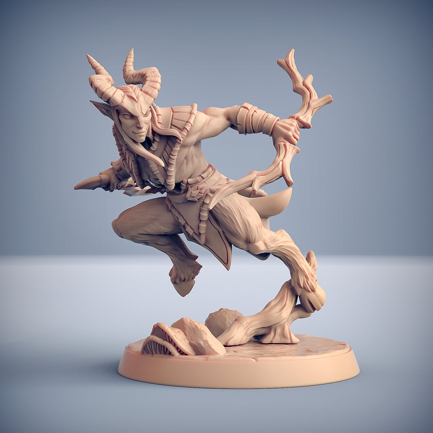 Woodkeeper Satyrs | 28mm - 75mm Scale Resin Minis | DnD | Artisan Guild Arverian Keepers