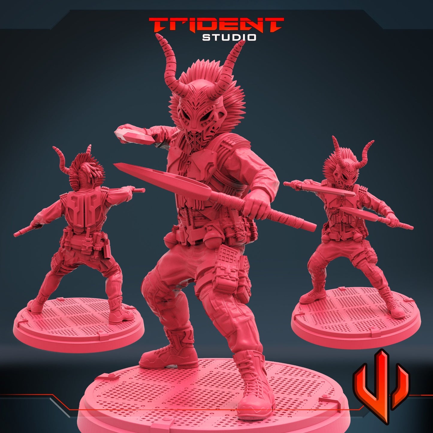 Anti Panther B - 40mm  Miniature | Crisis Protocol Proxy | Trident