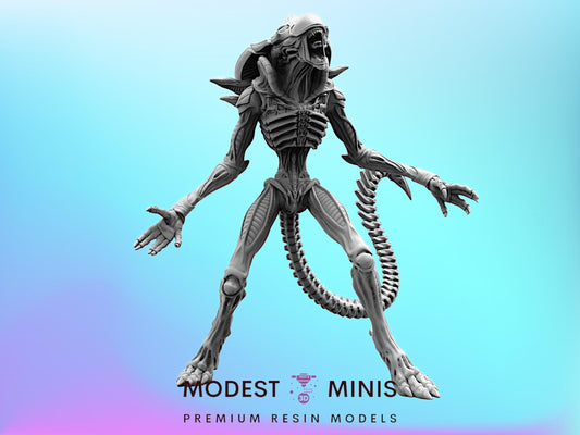 Elite Xeno Praetorian 3 - 32mm Scale Alien Miniature | RPG | Sci fi | AvP | Role Playing | DnD | Papsikel