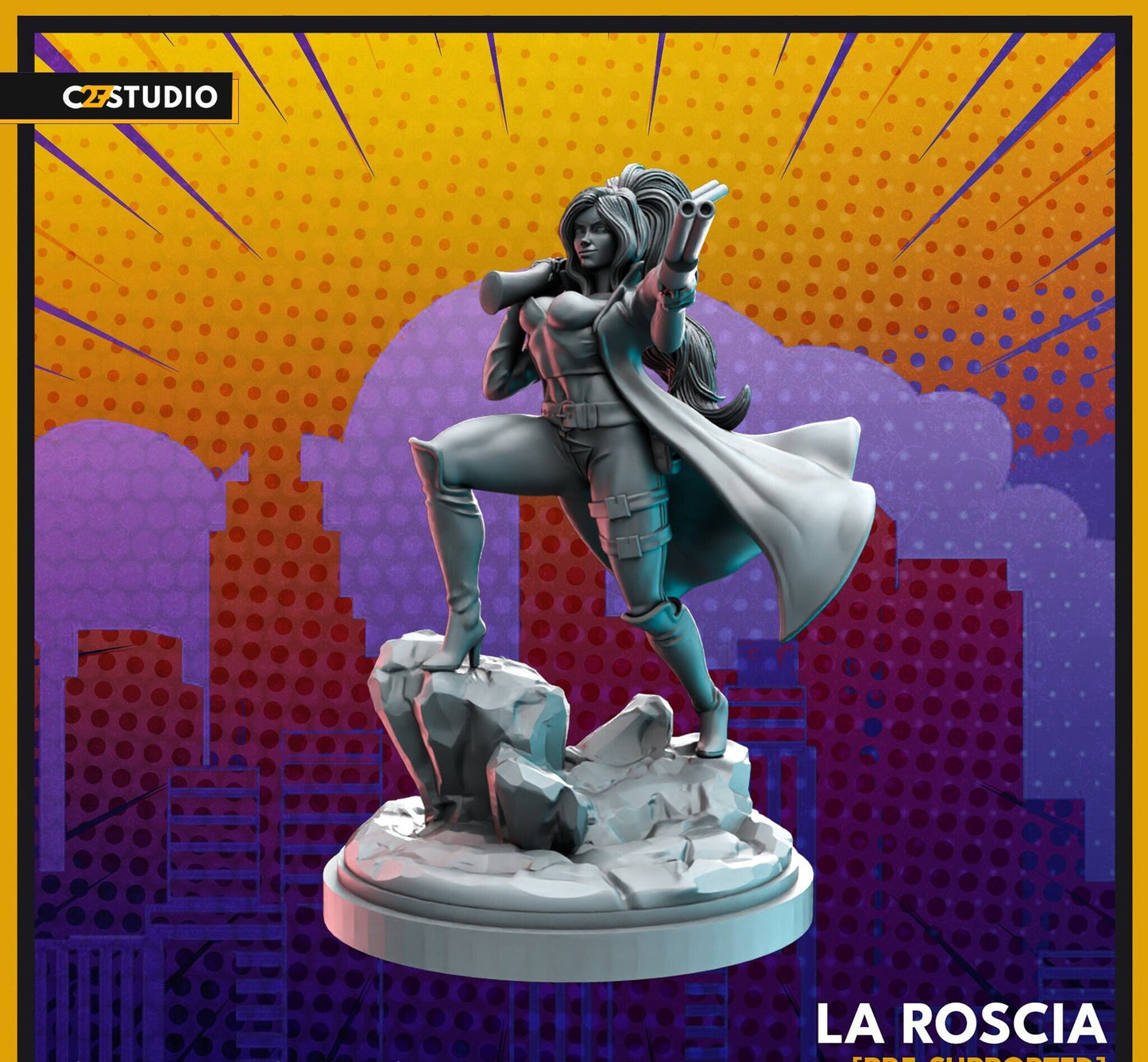 La Roscia - 32mm - 40mm Mini | DnD Mini | Superhero | C27