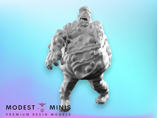 Zombie Toxic Fatty | 28mm - 100mm Scale Resin Mini | Zombicide | Vaultz