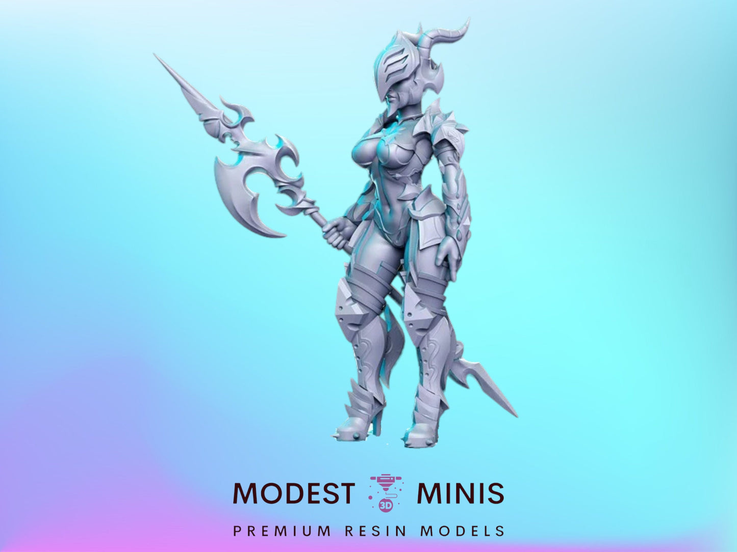 Dragonguard Trooper - 32mm Scale DnD Miniature | Dungeons and Dragons | JRPG Mini - RN Estudio