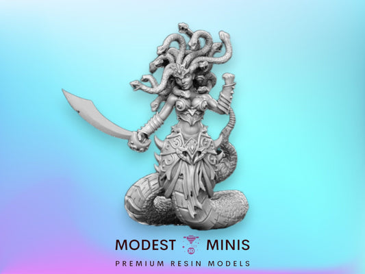 Medusa - 32mm Scale DnD Miniature | Dungeons and Dragons | JRPG Mini - RN Estudio