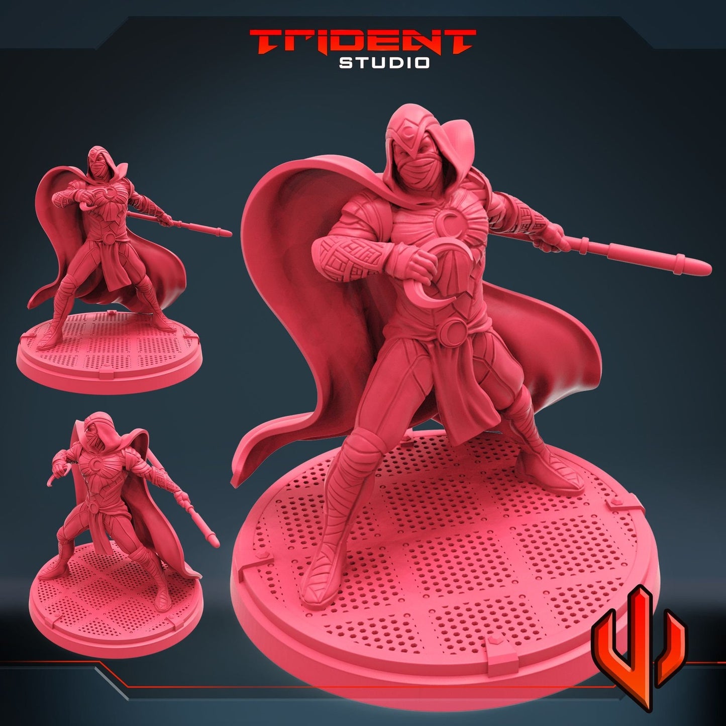 Bad Moon Rising A - 40mm  Miniature | Crisis Protocol Proxy | Trident