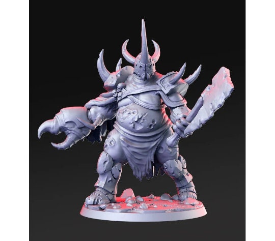 Atlas Butcher - 32mm Scale DnD Miniature | Dungeons and Dragons | JRPG Mini - RN Estudio