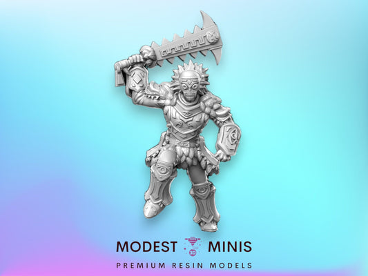 Forest Warrior - 32mm Scale DnD Miniature | Dungeons and Dragons | Final Fantasy | RPG - RN Estudio