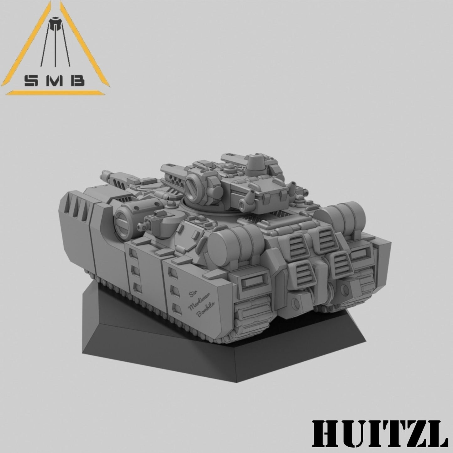 Huitzl Assault Tank | 1:265 | 6mm Battletech Scale | Mecha | Sir Mortimer