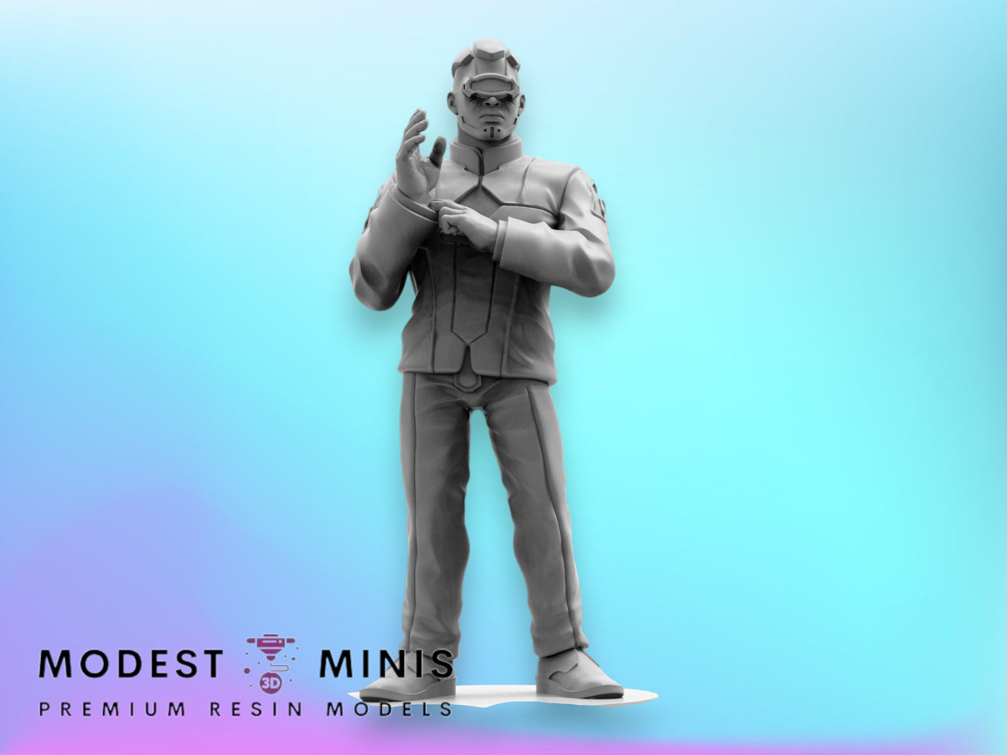 Corporate Counter Intel Manager - 32mm Scale Alien Miniature  | Batang City | Papsikels