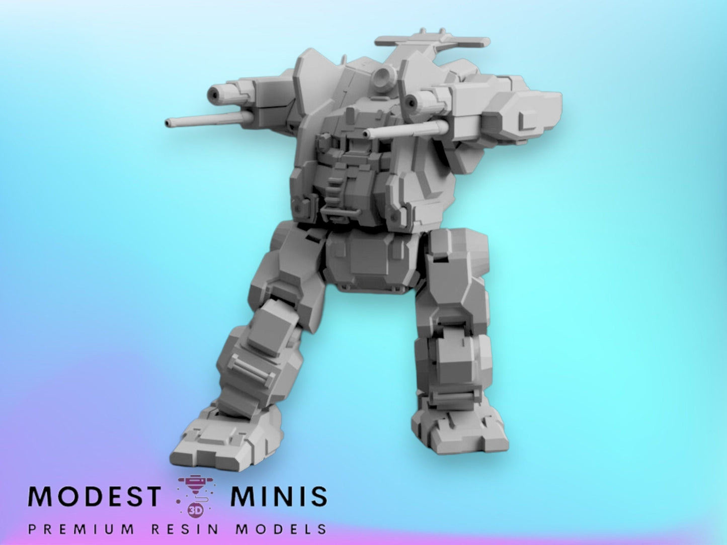 Jaggermech JM6 | 1:265 | 6mm Battletech Scale | Mecha | Sir Mortimer