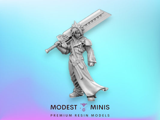 Zed Flare - 32mm Scale DnD Miniature | Dungeons and Dragons | JRPG Mini - RN Estudio