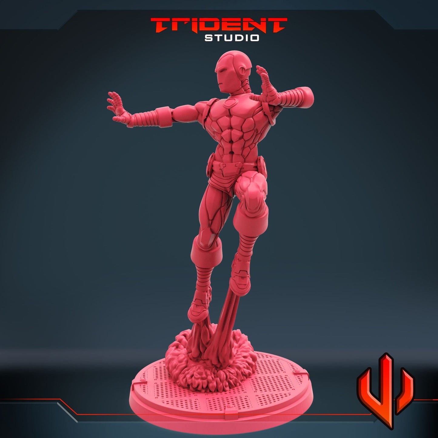 Metal Man A - 40mm  Miniature | Crisis Protocol Proxy | Trident