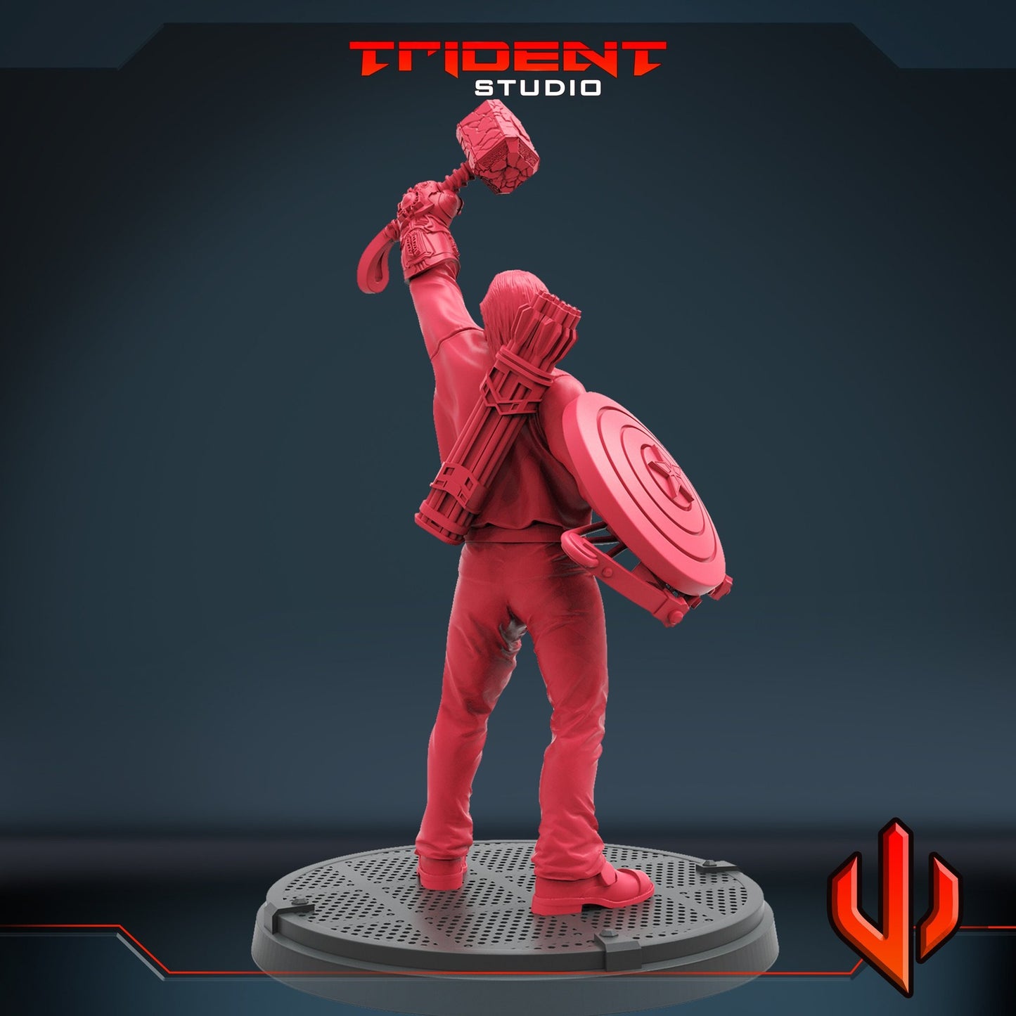 Creator Stan the Manly C - 40mm  Miniature | Crisis Protocol Proxy | Trident