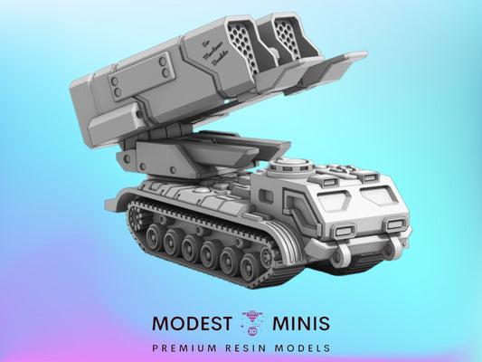 LRMC Long Range Missiles Tank | 1:265 | 6mm Battletech Scale | Mecha | Sir Mortimer