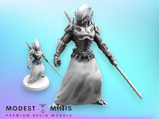 XenoSith 2 - 32mm Scale Alien Miniature | RPG | Sci fi | Cyberpunk | Role Playing | DnD | Papsikel