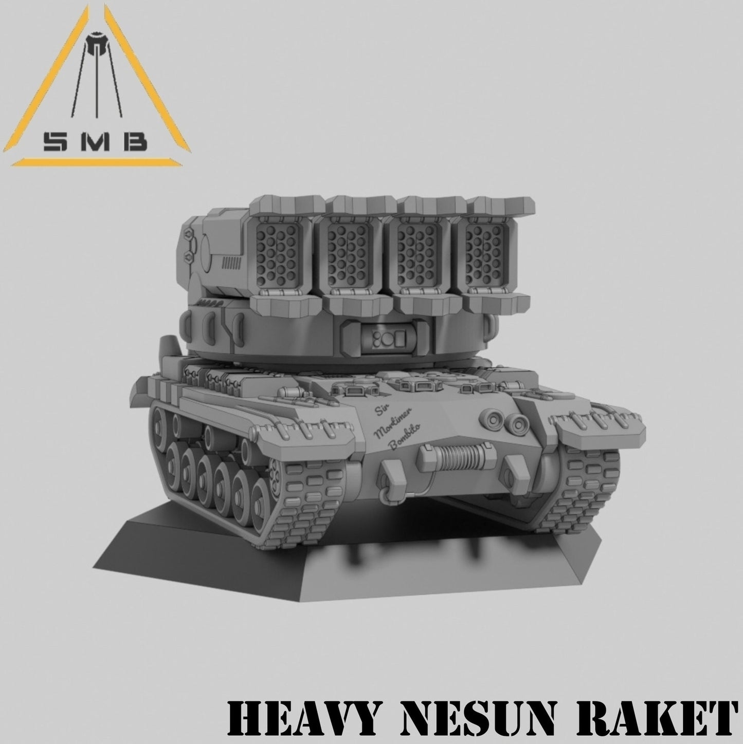 Nesun Raket HEAVY lrm20 Tank | 1:265 | 6mm Battletech Scale | Sir Mortimer