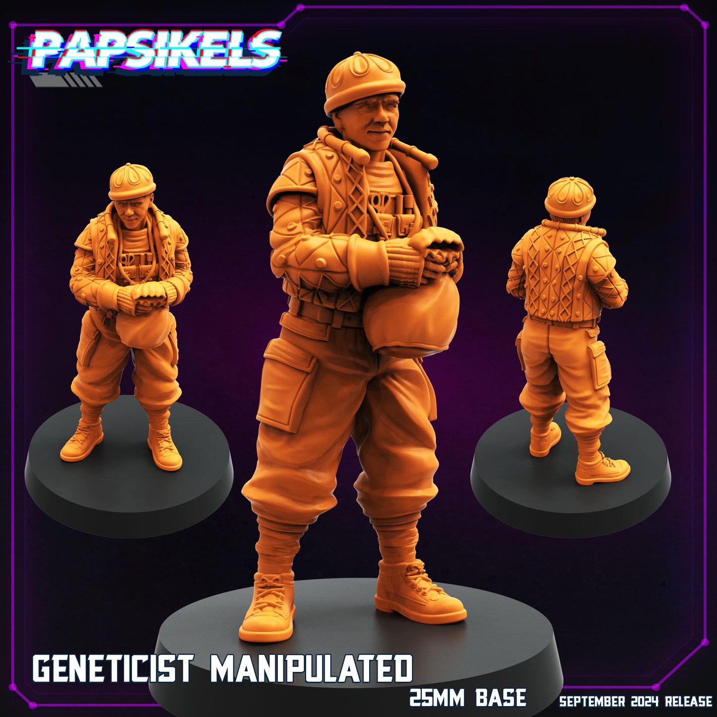 Geneticist Set - 28mm 32mm 40mm Scale Cyberpunk Miniature  |  Blade Runner | | Papsikels