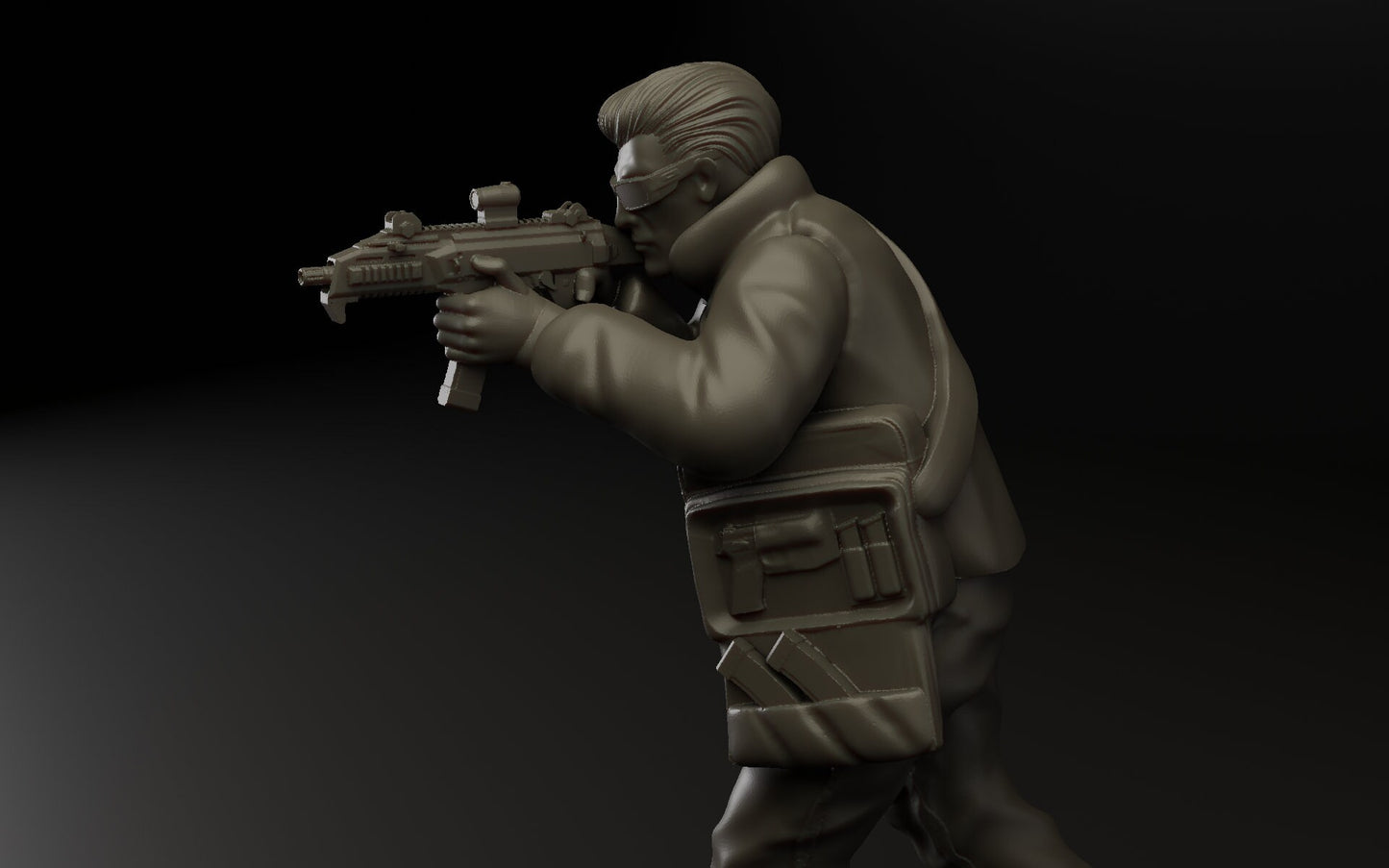 5pc Special Ops 1 - 28mm Scale Resin Military Miniature | Zona Alfa | Spectre Ops Mini