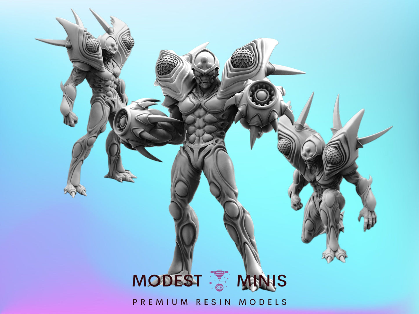 Advance Papsinoid Mode B Set - Resin Cyberpunk Miniature  | Papsikels