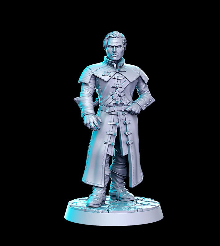 Vladreth Human Form - 28mm 32mm Scale DnD Miniature | Dungeons and Dragons | Witcher Contract - RN Estudio