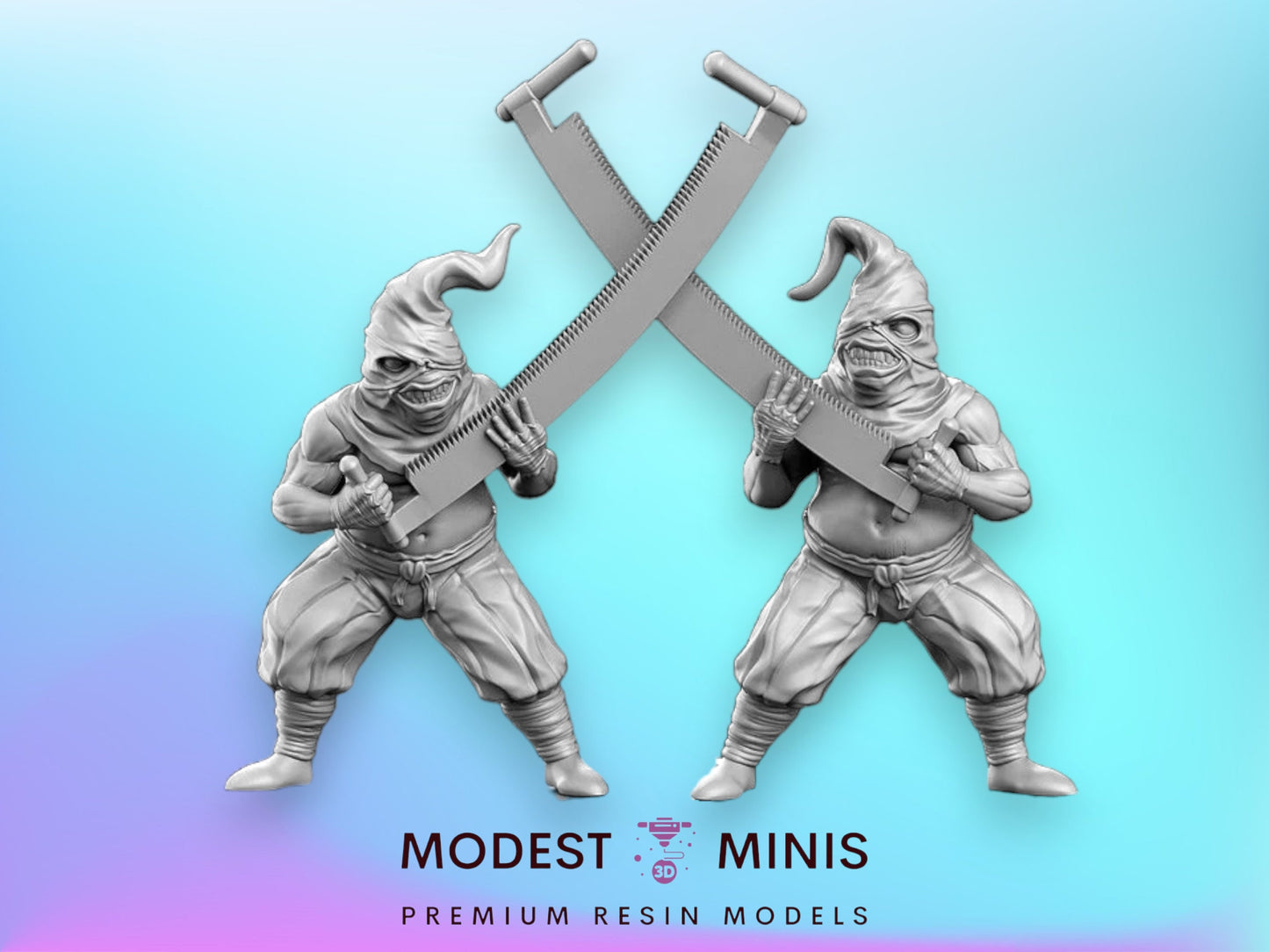 Twinsaw Torturers - 32mm Scale DnD Miniature | Dungeons and Dragons | JRPG Mini - RN Estudio