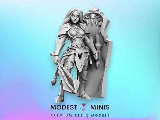 Kisara - 28mm 32mm Scale DnD Miniature | Dungeons and Dragons | RN Estudio JRPG