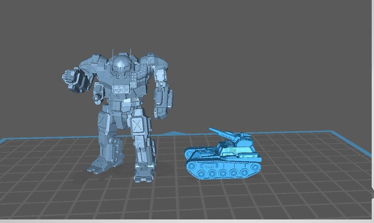Areso Medium Support Tank | 1:265 | 6mm Battletech Scale | Mecha | Sir Mortimer