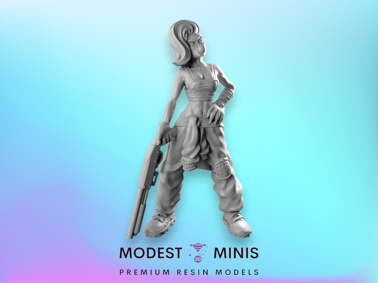Survivor Karen | 28mm - 100mm Scale Resin Mini | Zombicide | Vaultz