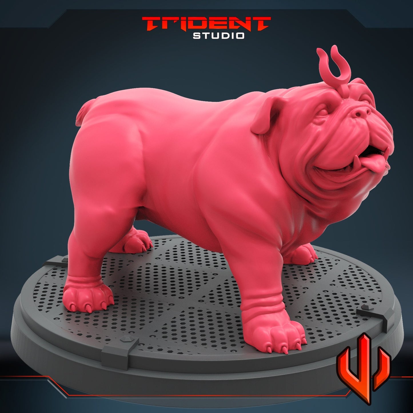 Big Teleporting Bully Lockjaw - 40mm  Miniature | Crisis Protocol Proxy | Trident