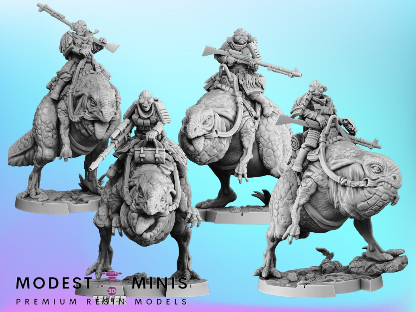 Swamp Riders - 28mm - 40mm Scale | Jandro | Star Wars Legion Mini