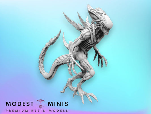 Alien Deadly Impaler - 32mm Scale Alien Miniature | RPG | Sci fi | Cyberpunk | Role Playing | DnD | Papsikel