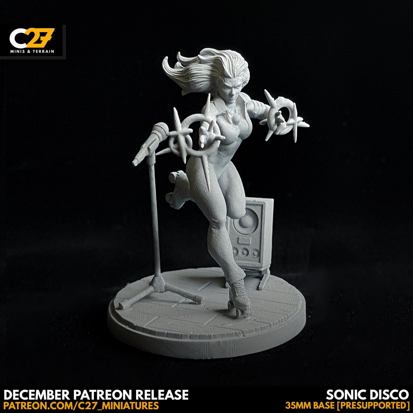 Sonic Disco - 32mm - 40mm Mini | Crisis Protocol Proxy | C27