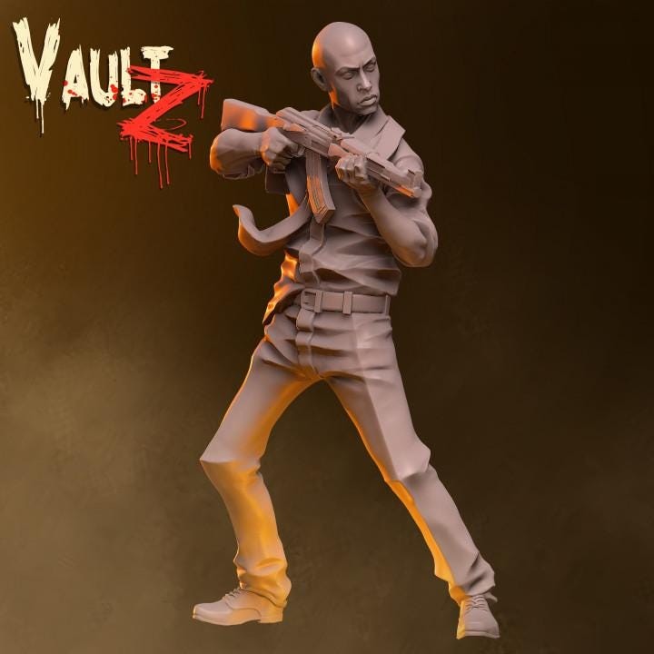 Survivors 4 Dead | 28mm - 100mm Scale Resin Mini | Zombicide | Vaultz